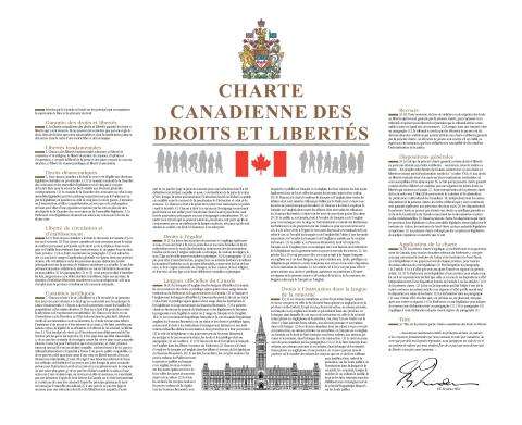 Image de la Charte canadienne des droits et libertés.